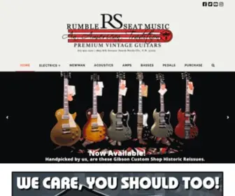 Rumbleseatmusic.com(Rumble Seat Music) Screenshot