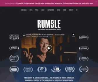 Rumblethemovie.com(A new feature documentary) Screenshot