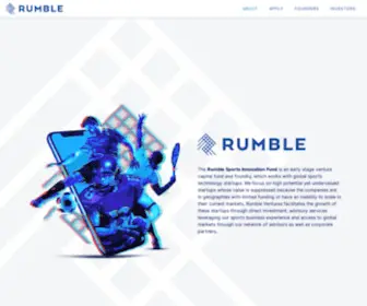Rumble.vc(Rumble Ventures) Screenshot
