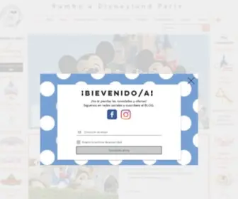 Rumboadisneylandparis.com(Rumbo a Disneyland Paris) Screenshot