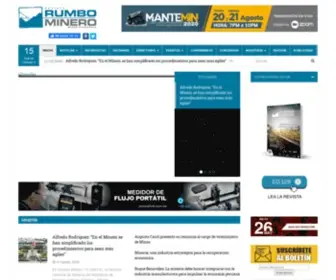 Rumbominero.com(Rumbo Minero Revista) Screenshot