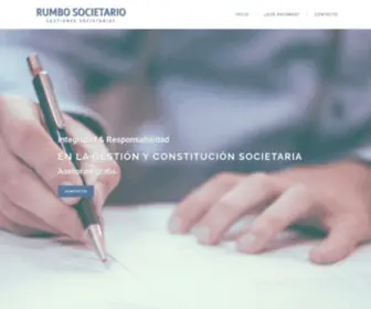 Rumbosocietario.com(Rumbo Societario) Screenshot