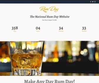 Rumday.com(National Rum Day) Screenshot