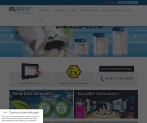 Rumed.de(Rubarth Apparate GmbH) Screenshot