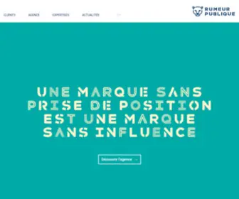 Rumeurpublique.fr(Conseil et stratégie en communication d'influence) Screenshot