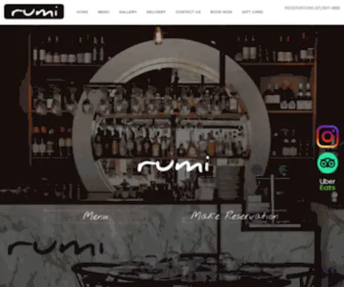 Rumipersianrestaurant.com.au(Rumi Persian Restaurant) Screenshot