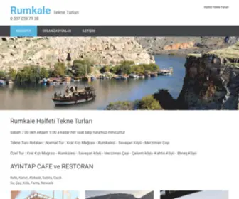 Rumkaleturizm.com(Halfeti Tekne Turları) Screenshot