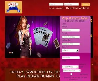 Rummyfantasy.com(Rummy) Screenshot