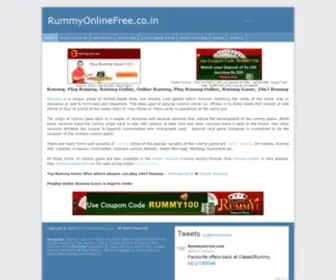 Rummyonlinefree.co.in(Rummy) Screenshot