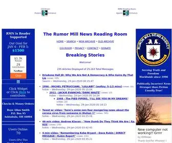 Rumormillnews.com(The Rumor Mill News Reading Room) Screenshot