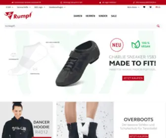 Rumpf.net(Tanzschuhe und Tanzbedarf) Screenshot