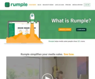 Rumple.com(A Simple Media Sales Software) Screenshot