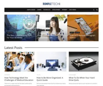 Rumpletech.com(Rumple Tech) Screenshot
