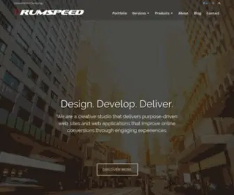 Rumspeed.com(We are a creative studio) Screenshot