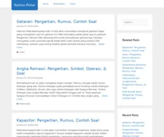 Rumuspintar.com(Rumus Pintar) Screenshot