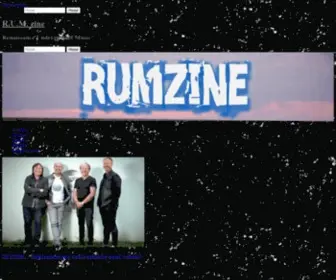 RumZine.com(R.U.M zine) Screenshot