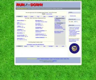 Run-Down.com(The most comprehensive Running Links database on the web) Screenshot