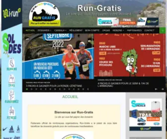 Run-Gratis.fr(Run Gratis) Screenshot
