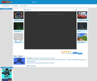 Run3Play.com(Play fun run 3 games) Screenshot