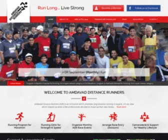 Runadr.com(Amdavad Distance Runners) Screenshot