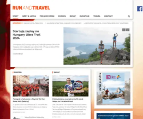 Runandtravel.pl(Portal o bieganiu) Screenshot