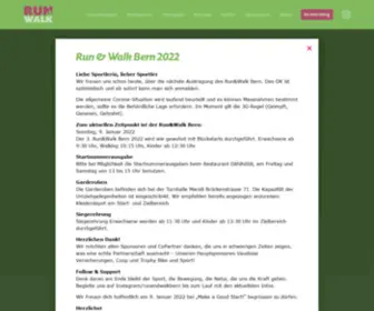 Runandwalkbern.ch(Run & Walk Bern) Screenshot
