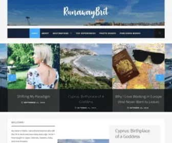 Runawaybrit.com(Runaway Brit) Screenshot