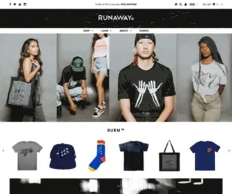 Runawayclothes.com(RUNAWAY®) Screenshot