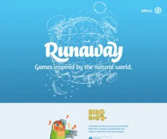 Runawayplay.com(Mobile games inspired by the natural world) Screenshot
