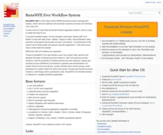 Runawfe.org(RunaWFE) Screenshot