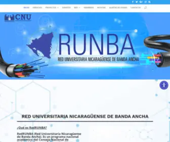 Runba.edu.ni(Red Universitaria Nicaragüense de Banda Ancha) Screenshot