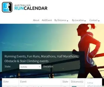 Runcalendar.com.au(Run Calendar Australia) Screenshot
