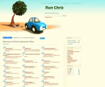 Runchris.com(Directory of Great Automotive Sites) Screenshot