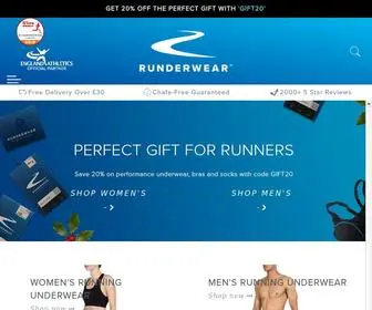 Runderwear.co.uk(Running Underwear) Screenshot