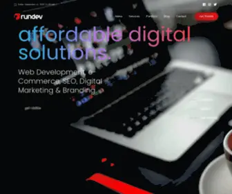 Rundevdigital.com(Rundev Digital Agency) Screenshot