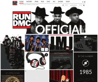 Rundmc.com(THE OFFICIAL WEBSITE OF RUN) Screenshot