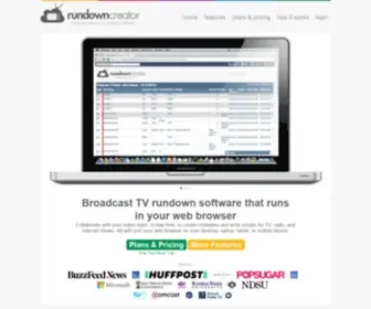 Rundowncreator.com(Rundown Creator) Screenshot