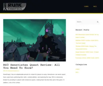 Runefanatics.com(Rune Fanatics) Screenshot