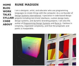 Runemadsen.com(Rune Madsen) Screenshot
