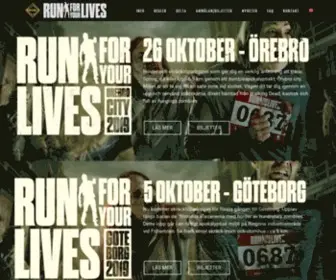 Runforyourlives.se(Run for your lives) Screenshot