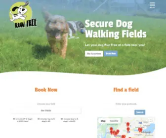 Runfreedogfields.co.uk(Secure dog walking fields) Screenshot