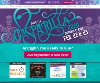 Rungasparilla.com(Run Gasparilla) Screenshot