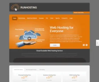 Runhosting.com(Web hosting) Screenshot