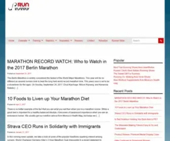 Runinfinity.com(Running Calendar) Screenshot