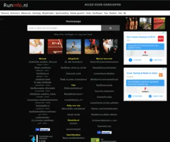 Runinfo.nl(Ook veel rekenmachines voor hardlopen) Screenshot