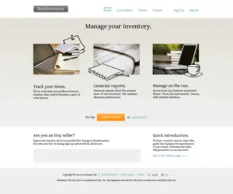Runinv.com(RunInventory) Screenshot