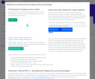 Runixcoin.com(Cryptocurrency Exchange & Token) Screenshot
