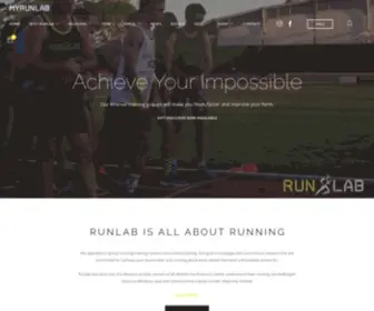 Runlab.com.au(Runlab was born out of a desire to enable runners of all abilities the chance to better understand their running) Screenshot