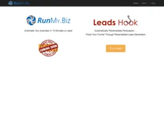 Runmybiz.io(My Yii Application) Screenshot