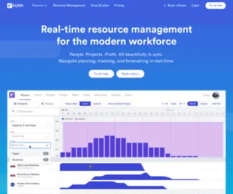 Runn.io(Resource Planning and Forecasting Software) Screenshot